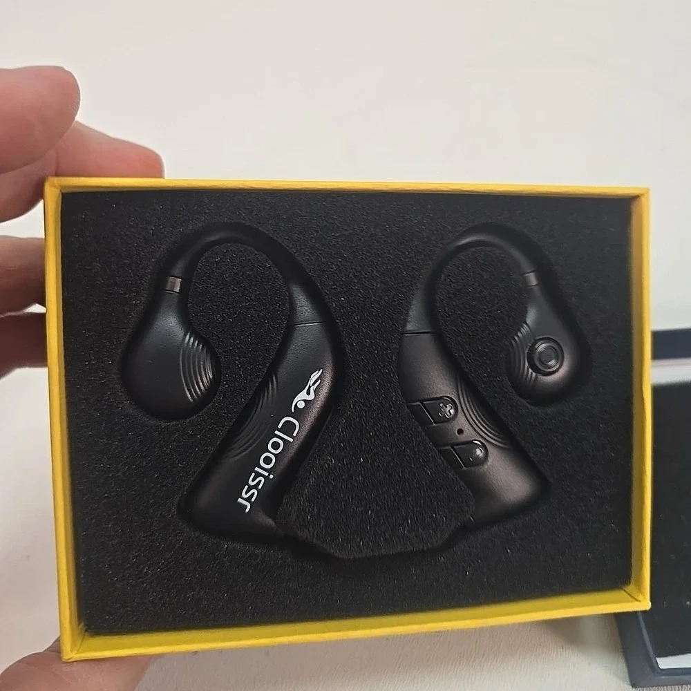 Clooissr S36 Waterproof Earbuds for Swimming, IPX8 TOP 32GB Swimming Headphones